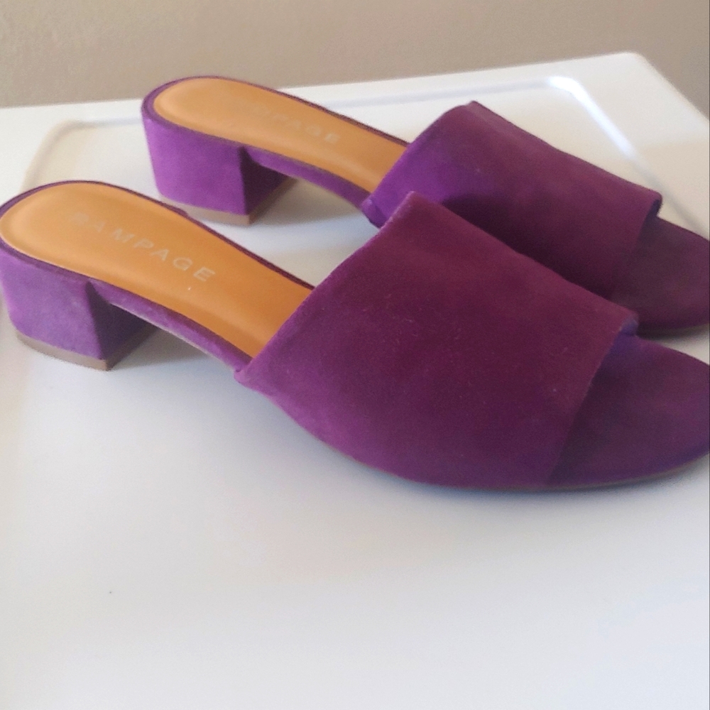Purple mules sandal 8.5 purple